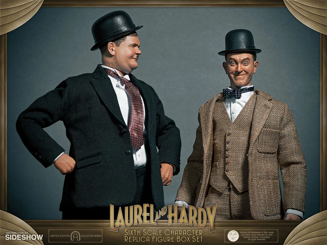 Outlet π₯° Sixth Scale Collectible Figures Stan Laurel And Oliver Hardy (Classic Suits) Box Set By BIG Chief Studios Replica Sixth Scale Figures π 11 Sixth Scale Collectible Figures Stan Laurel And Oliver Hardy (Classic Suits) Box Set By BIG Chief Studios Replica Sixth Scale Figures