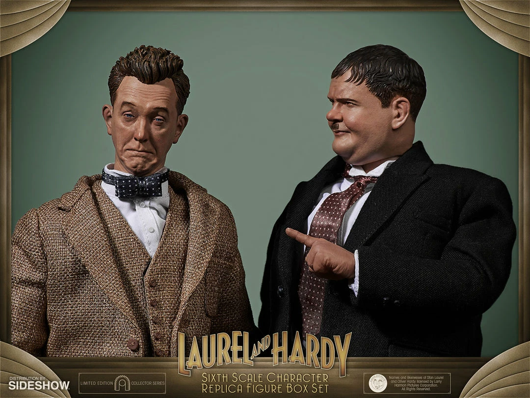 Outlet π₯° Sixth Scale Collectible Figures Stan Laurel And Oliver Hardy (Classic Suits) Box Set By BIG Chief Studios Replica Sixth Scale Figures π 12 Sixth Scale Collectible Figures Stan Laurel And Oliver Hardy (Classic Suits) Box Set By BIG Chief Studios Replica Sixth Scale Figures