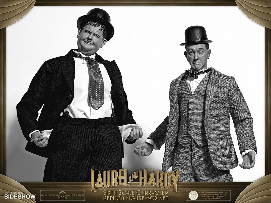 Outlet π₯° Sixth Scale Collectible Figures Stan Laurel And Oliver Hardy (Classic Suits) Box Set By BIG Chief Studios Replica Sixth Scale Figures π 14 Sixth Scale Collectible Figures Stan Laurel And Oliver Hardy (Classic Suits) Box Set By BIG Chief Studios Replica Sixth Scale Figures