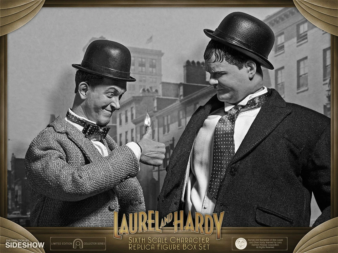Outlet π₯° Sixth Scale Collectible Figures Stan Laurel And Oliver Hardy (Classic Suits) Box Set By BIG Chief Studios Replica Sixth Scale Figures π 15 Sixth Scale Collectible Figures Stan Laurel And Oliver Hardy (Classic Suits) Box Set By BIG Chief Studios Replica Sixth Scale Figures