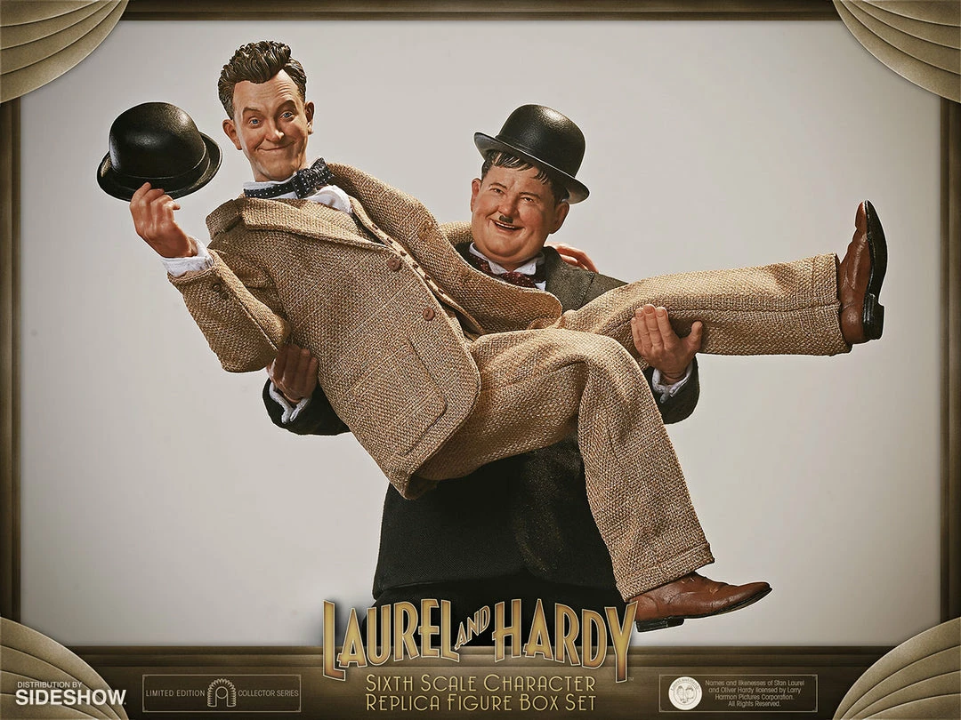 Outlet π₯° Sixth Scale Collectible Figures Stan Laurel And Oliver Hardy (Classic Suits) Box Set By BIG Chief Studios Replica Sixth Scale Figures π 21 Sixth Scale Collectible Figures Stan Laurel And Oliver Hardy (Classic Suits) Box Set By BIG Chief Studios Replica Sixth Scale Figures