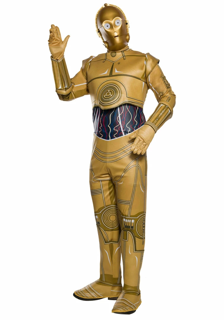 Hot Sale π― Halloweeencostumes.com Star Wars C-3PO Adult Costume Cosplay, π§ Halloween Costumes π 1 Halloweeencostumes.com Star Wars C-3PO Adult Costume Cosplay, Halloween Costumes