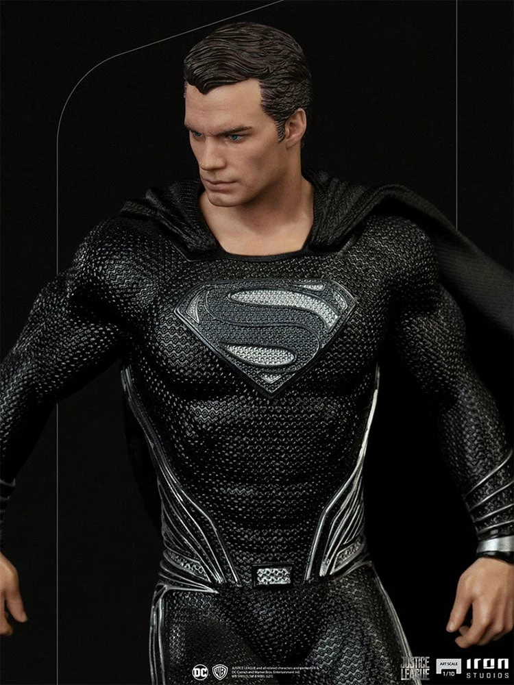 Deals 😍 Superman Black Suit 1:10 Scale Statue By Iron Studios Art Scale 1:10 - DC Comics - Zack Snyder's Justice League ✨ 7 Superman Black Suit 1:10 Scale Statue By Iron Studios Art Scale 1:10 - DC Comics - Zack Snyder's Justice League