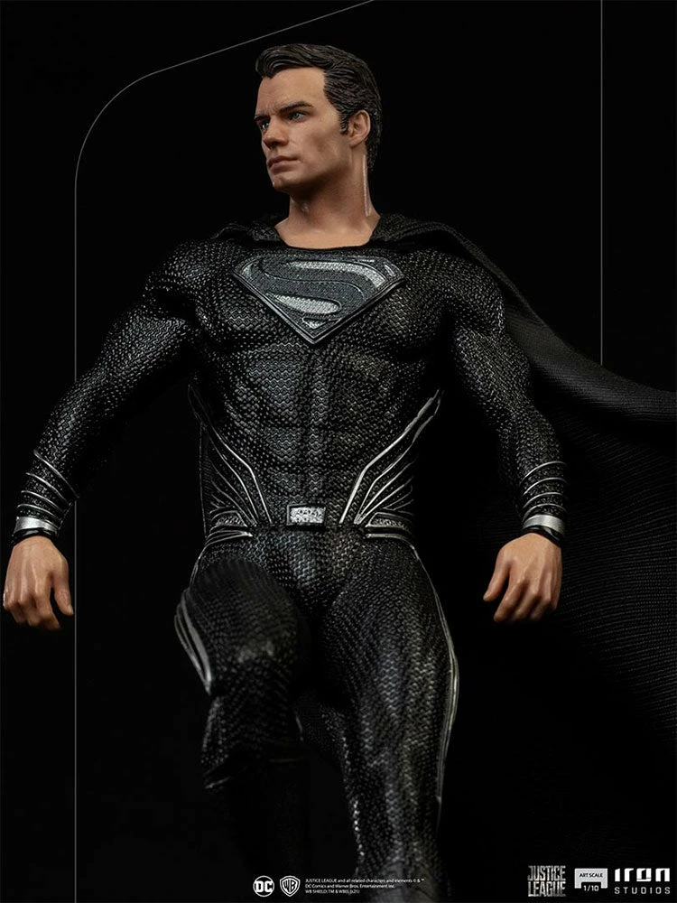 Deals 😍 Superman Black Suit 1:10 Scale Statue By Iron Studios Art Scale 1:10 - DC Comics - Zack Snyder's Justice League ✨ 8 Superman Black Suit 1:10 Scale Statue By Iron Studios Art Scale 1:10 - DC Comics - Zack Snyder's Justice League