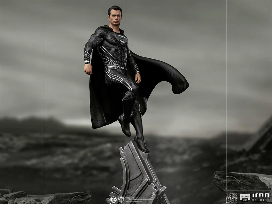 Deals 😍 Superman Black Suit 1:10 Scale Statue By Iron Studios Art Scale 1:10 - DC Comics - Zack Snyder's Justice League ✨ 11 Superman Black Suit 1:10 Scale Statue By Iron Studios Art Scale 1:10 - DC Comics - Zack Snyder's Justice League