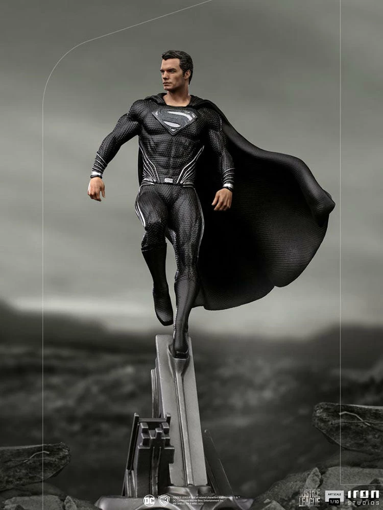 Deals 😍 Superman Black Suit 1:10 Scale Statue By Iron Studios Art Scale 1:10 - DC Comics - Zack Snyder's Justice League ✨ 12 Superman Black Suit 1:10 Scale Statue By Iron Studios Art Scale 1:10 - DC Comics - Zack Snyder's Justice League