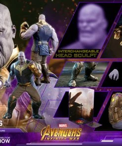 Avengers Earth's Heroes Thanos Sixth Scale Figure By Hot Toys Avengers: Infinity War - Movie Masterpiece Series