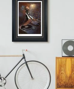 Best Pirce π The DJ Art Print By Sideshow Collectibles By Groundbreaking Artist Justin BUA. π 9 The DJ Art Print By Sideshow Collectibles By Groundbreaking Artist Justin BUA.