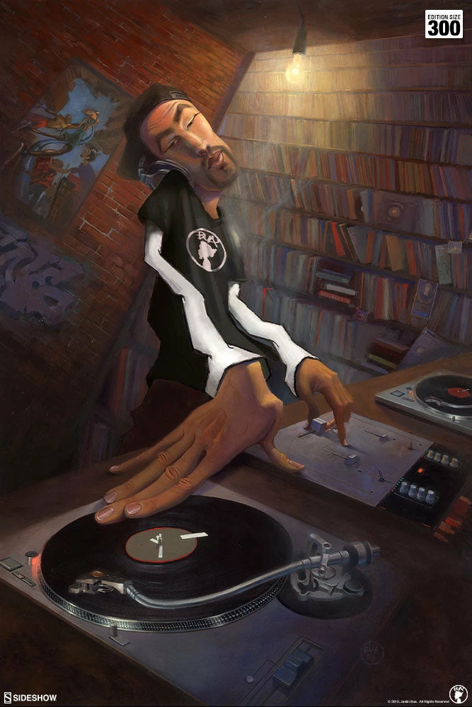 Best Pirce π The DJ Art Print By Sideshow Collectibles By Groundbreaking Artist Justin BUA. π 4 The DJ Art Print By Sideshow Collectibles By Groundbreaking Artist Justin BUA.
