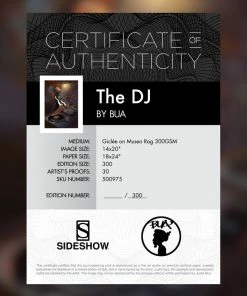 Best Pirce π The DJ Art Print By Sideshow Collectibles By Groundbreaking Artist Justin BUA. π 13 The DJ Art Print By Sideshow Collectibles By Groundbreaking Artist Justin BUA.