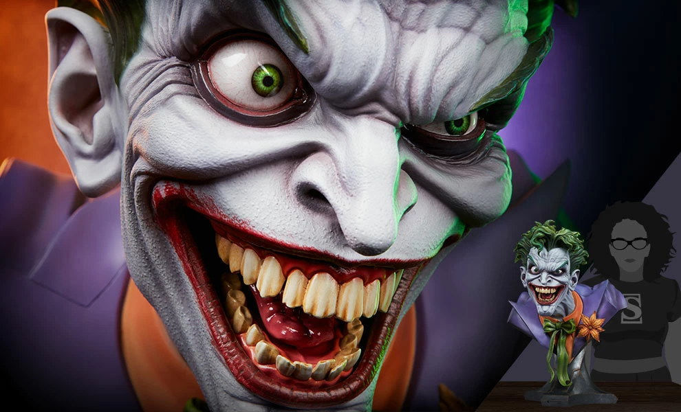 Best Pirce ✨ LIFE SIZED STATUES PROPS The Joker™ Life-Size Bust By Sideshow Collectibles DC Comics 😍 1 LIFE SIZED STATUES PROPS The Joker™ Life-Size Bust By Sideshow Collectibles DC Comics