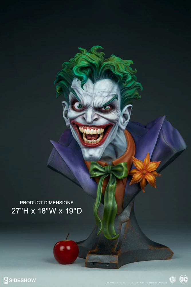 Best Pirce ✨ LIFE SIZED STATUES PROPS The Joker™ Life-Size Bust By Sideshow Collectibles DC Comics 😍 8 LIFE SIZED STATUES PROPS The Joker™ Life-Size Bust By Sideshow Collectibles DC Comics