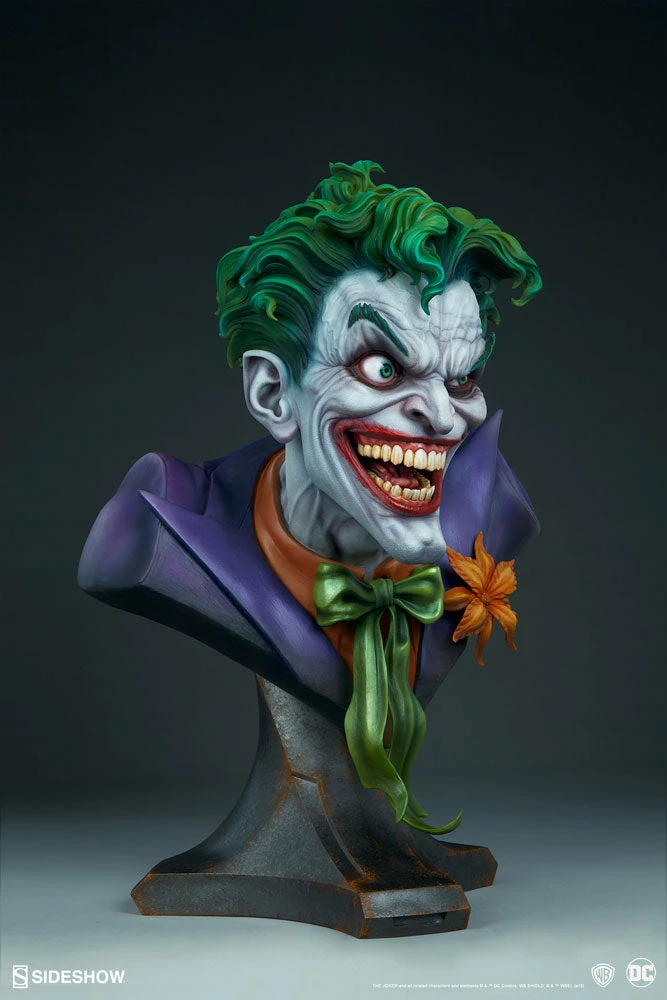 Best Pirce ✨ LIFE SIZED STATUES PROPS The Joker™ Life-Size Bust By Sideshow Collectibles DC Comics 😍 11 LIFE SIZED STATUES PROPS The Joker™ Life-Size Bust By Sideshow Collectibles DC Comics