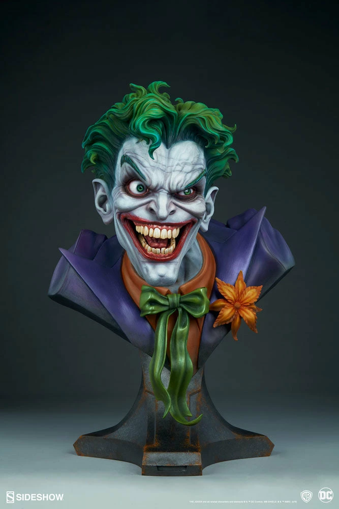 Best Pirce ✨ LIFE SIZED STATUES PROPS The Joker™ Life-Size Bust By Sideshow Collectibles DC Comics 😍 9 LIFE SIZED STATUES PROPS The Joker™ Life-Size Bust By Sideshow Collectibles DC Comics