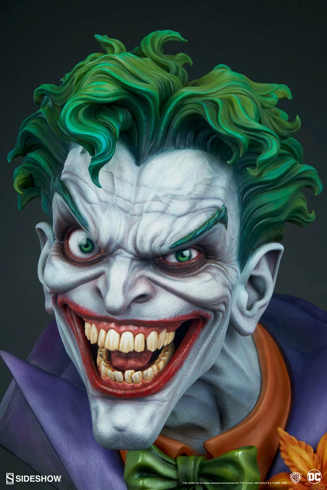 Best Pirce ✨ LIFE SIZED STATUES PROPS The Joker™ Life-Size Bust By Sideshow Collectibles DC Comics 😍 6 LIFE SIZED STATUES PROPS The Joker™ Life-Size Bust By Sideshow Collectibles DC Comics