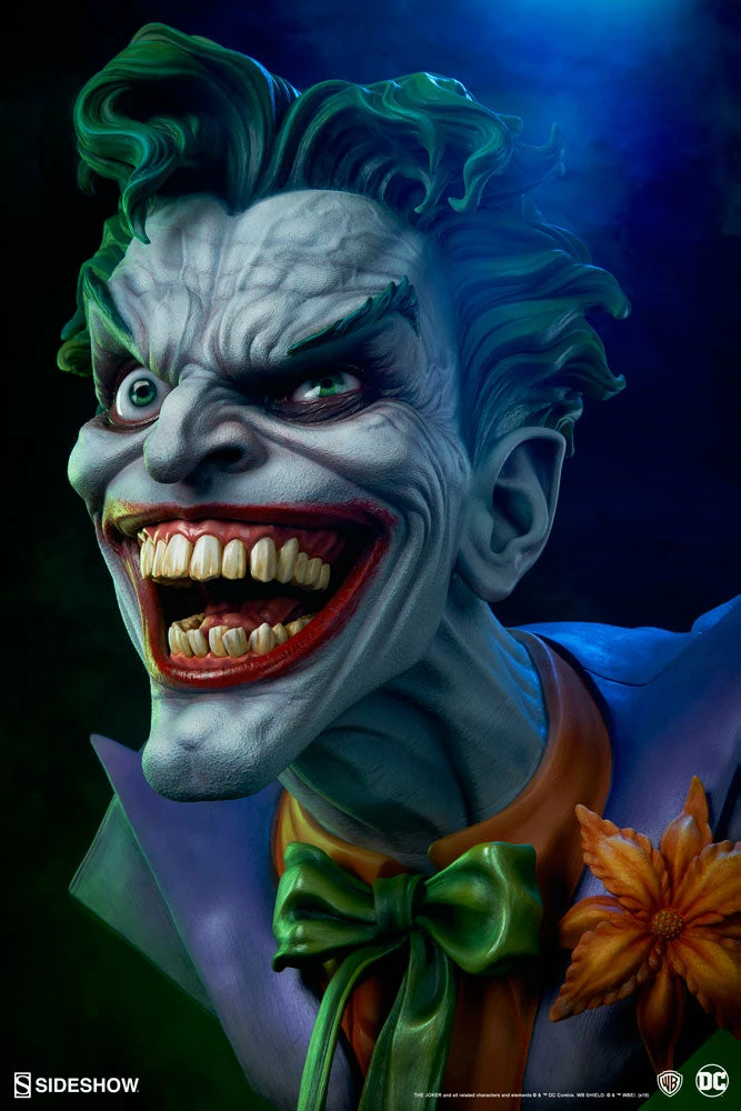 Best Pirce ✨ LIFE SIZED STATUES PROPS The Joker™ Life-Size Bust By Sideshow Collectibles DC Comics 😍 4 LIFE SIZED STATUES PROPS The Joker™ Life-Size Bust By Sideshow Collectibles DC Comics