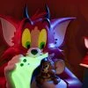 Tom And Jerry (Devil Version) Bust By Soap Studio Glow In The Dark Looney Tunes