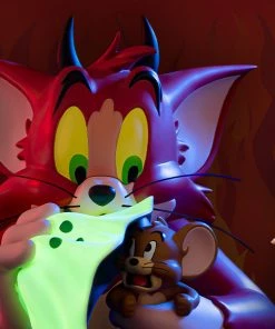 Tom And Jerry (Devil Version) Bust By Soap Studio Glow In The Dark Looney Tunes