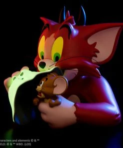 Tom And Jerry (Devil Version) Bust By Soap Studio Glow In The Dark Looney Tunes