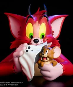 Tom And Jerry (Devil Version) Bust By Soap Studio Glow In The Dark Looney Tunes