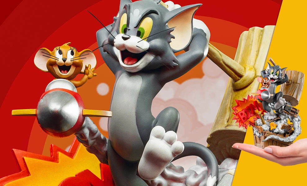 Hot Sale β¨ Tom & Jerry Statue By Iron Studios Prime Scale 1:3 π₯° 1 Tom & Jerry Statue By Iron Studios Prime Scale 1:3
