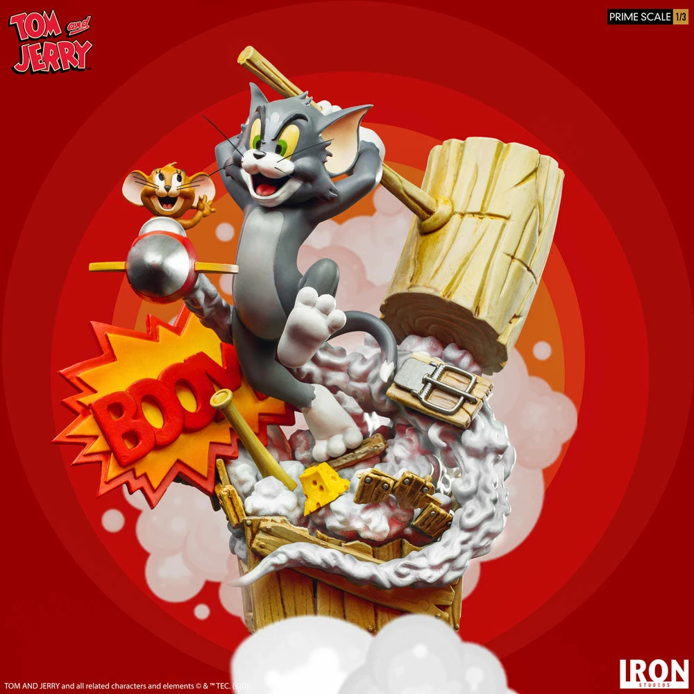 Hot Sale β¨ Tom & Jerry Statue By Iron Studios Prime Scale 1:3 π₯° 4 Tom & Jerry Statue By Iron Studios Prime Scale 1:3