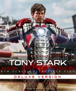 Tony Stark (Mark V Suit Up Version) Deluxe Sixth Scale Figure By Hot Toys Movie Masterpiece Series – Iron Man 2