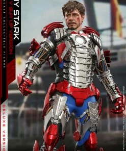 Tony Stark (Mark V Suit Up Version) Deluxe Sixth Scale Figure By Hot Toys Movie Masterpiece Series – Iron Man 2