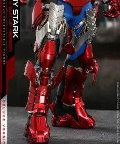 Tony Stark (Mark V Suit Up Version) Deluxe Sixth Scale Figure By Hot Toys Movie Masterpiece Series – Iron Man 2