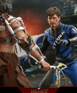 Tony Stark (Mark V Suit Up Version) Deluxe Sixth Scale Figure By Hot Toys Movie Masterpiece Series – Iron Man 2