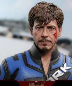 Tony Stark (Mark V Suit Up Version) Deluxe Sixth Scale Figure By Hot Toys Movie Masterpiece Series – Iron Man 2