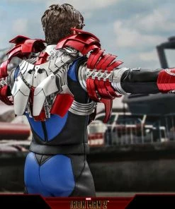 Tony Stark (Mark V Suit Up Version) Deluxe Sixth Scale Figure By Hot Toys Movie Masterpiece Series – Iron Man 2
