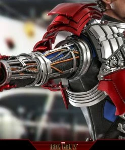 Tony Stark (Mark V Suit Up Version) Deluxe Sixth Scale Figure By Hot Toys Movie Masterpiece Series – Iron Man 2