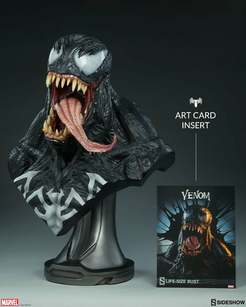 Brand new π Venom Life Size Bust By Sideshow Collectibles π 10 Venom Life Size Bust By Sideshow Collectibles
