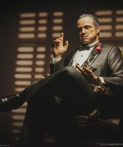 Hot Pop Stars And Celebrity's Vito Andolini Corleone (1972) Statue By Damtoys The Godfather