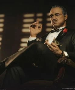Hot Pop Stars And Celebrity's Vito Andolini Corleone (1972) Statue By Damtoys The Godfather