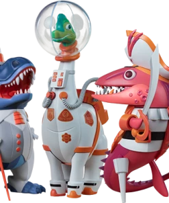 Whaleontology Designer Collectible Toy By Unruly Industries™ Designer Dino Set By Tom Whalen UNRULY INDUSTRY