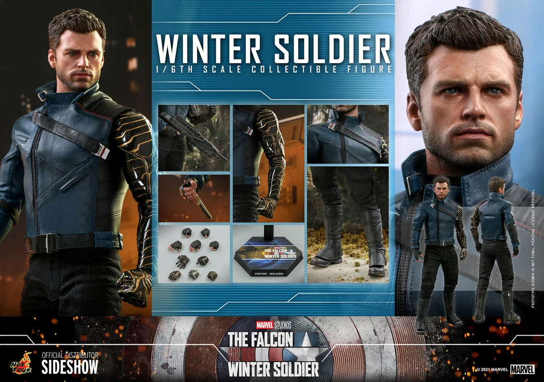 Wholesale ✨ Winter Soldier Sixth Scale Figure By Hot Toys Television Masterpiece Series - The Falcon And The Winter Soldier Avengers Earth's Heroes ✨ 21 Winter Soldier Sixth Scale Figure By Hot Toys Television Masterpiece Series - The Falcon And The Winter Soldier Avengers Earth's Heroes