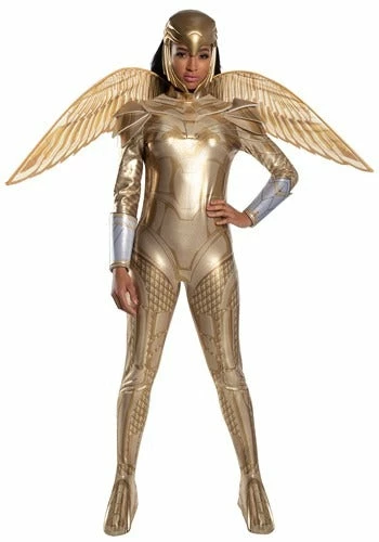 Cheapest π₯° DC Comics Costumes Deluxe Wonder Woman Gold Armor Womens Costume π€© 1 DC Comics Costumes Deluxe Wonder Woman Gold Armor Womens Costume